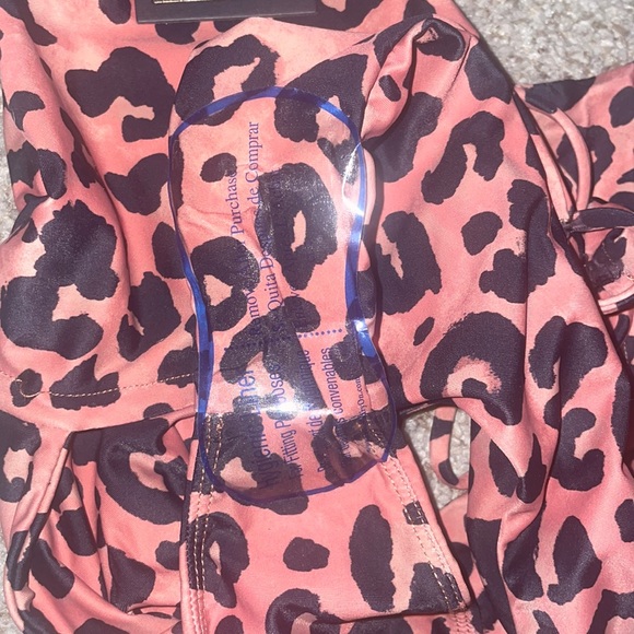 Michael Costello Sierra One Piece in Rusty Orange Cheetah NWT Size Small - Picture 6 of 6